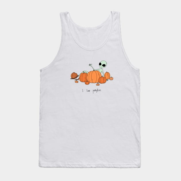 Pumpkins Tank Top by Little Spooky Studio